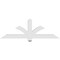 Ekena Millwork Redmond Architectural Grade PVC Gable Bracket, 60"W x 20"H x 4"D x 4"F, 8/12 Pitch GBP060X20X0404RED00 - alternate 3